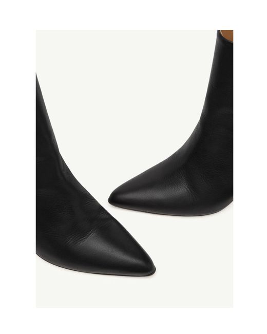MM6 by Maison Martin Margiela Black Architype Heeled Ankle Boots