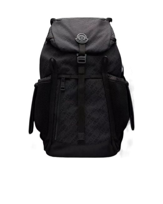 Moncler Black Tech Backpack for men