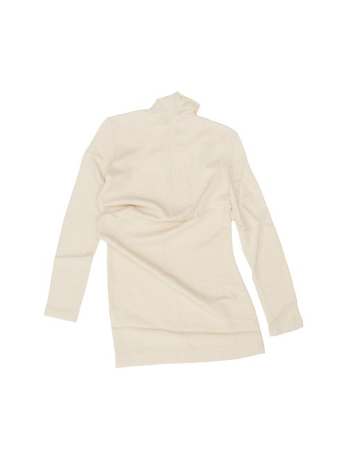 Totême Natural High-Neck Twist Blouse
