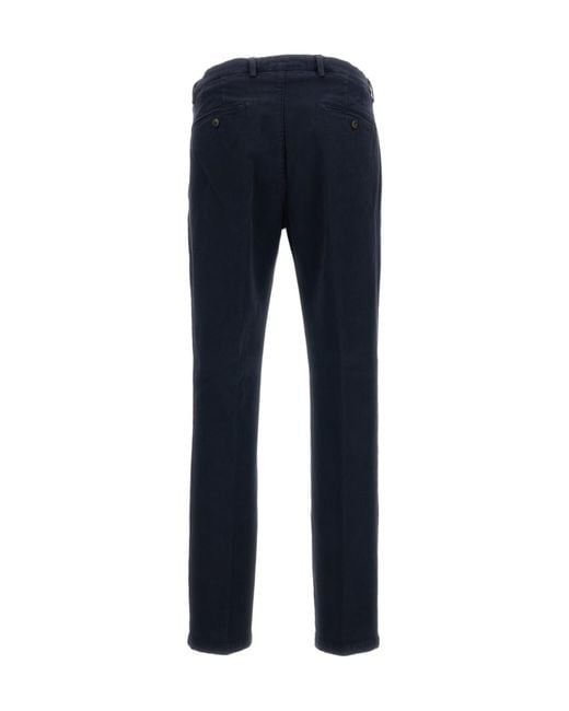 Briglia 1949 Blue Casual Trousers With Belt Loops for men