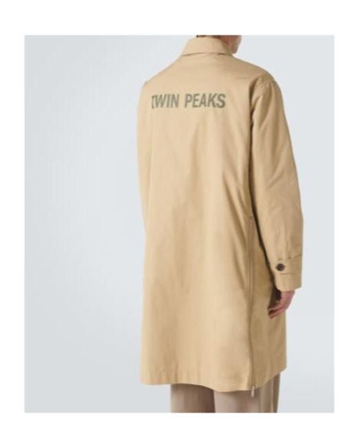 Undercover Natural Printed Cotton Coat for men