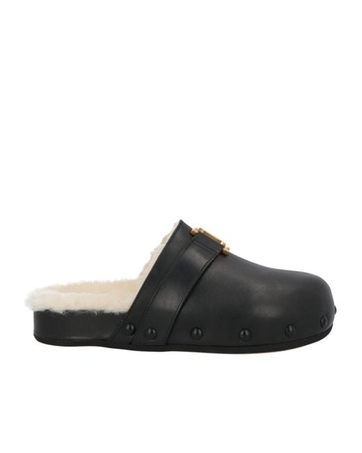 Chloé Black Mules And Clogs