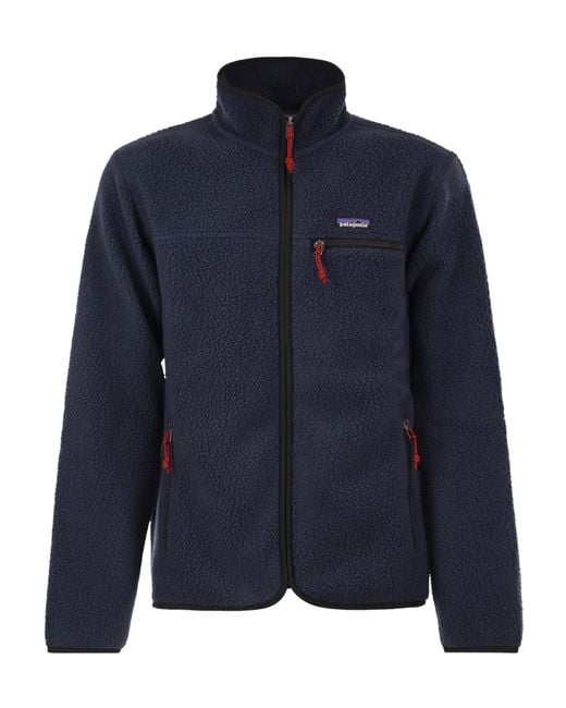 Patagonia Blue Zip-Up Fleece Jacket for men