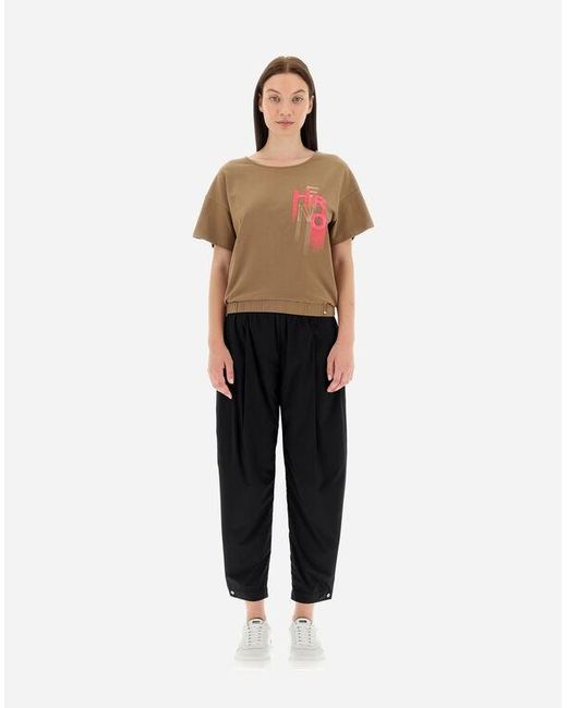 Herno Multicolor Logo Print T-Shirt