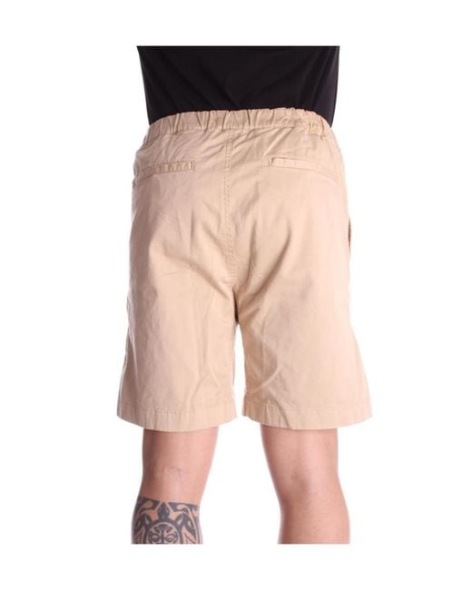 Woolrich Multicolor Belted-Waist Bermuda Shorts for men