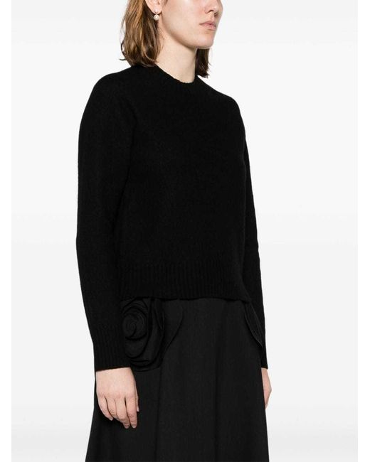 Jil Sander Brown Crewneck Knitted Jumper