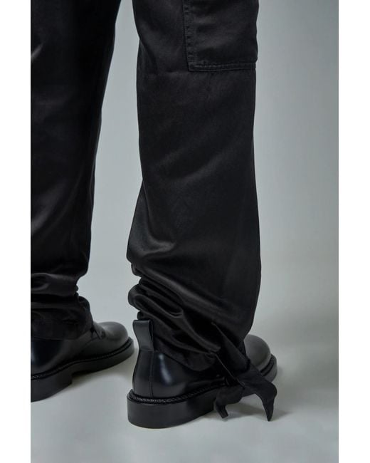 Dries Van Noten Black Belted Overalls for men