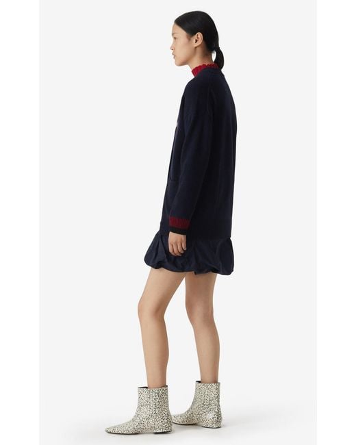 KENZO Blue K Logo Cardigan