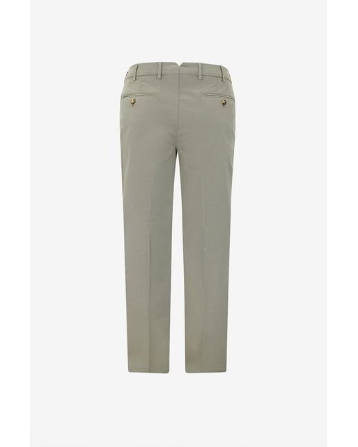 Brunello Cucinelli Gray Casual Pants With Belt Loops for men