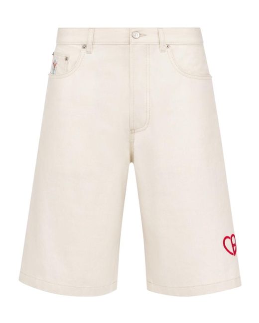 Dior Natural Homme Button Detailed Bermuda Shorts for men