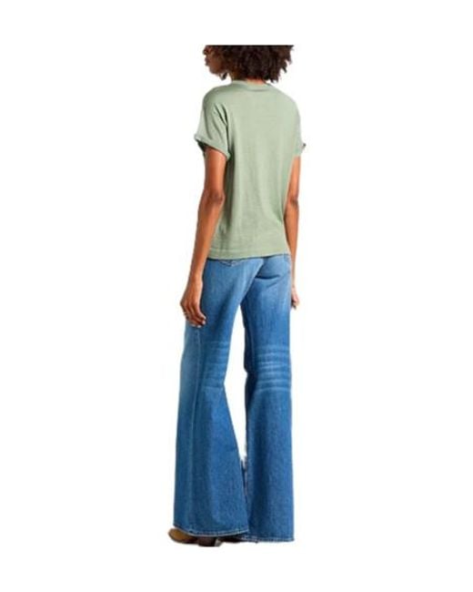 Brunello Cucinelli Green Solidcolor Lightweight Knit Shortsleeve Top