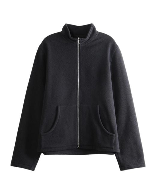 Rier Black Long-Sleeved Casual Jacket for men