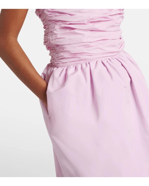 Patou Purple Bow-Detail Gown