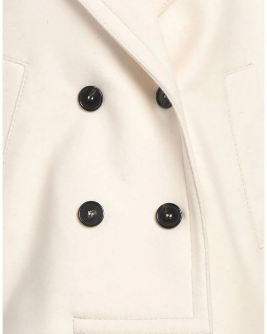 MAX&Co. Natural Minimalist Woolen Coat