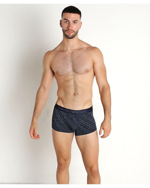 Emporio Armani Blue Boxer Logo Underwear for men