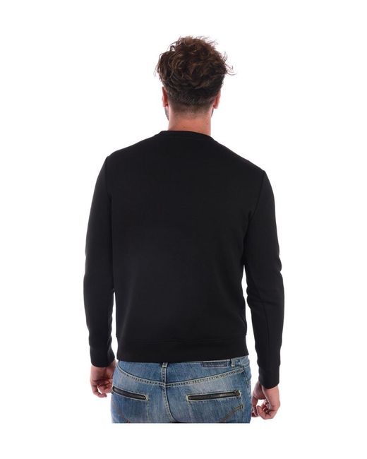 Emporio Armani Blue Round-Neck Sweater for men