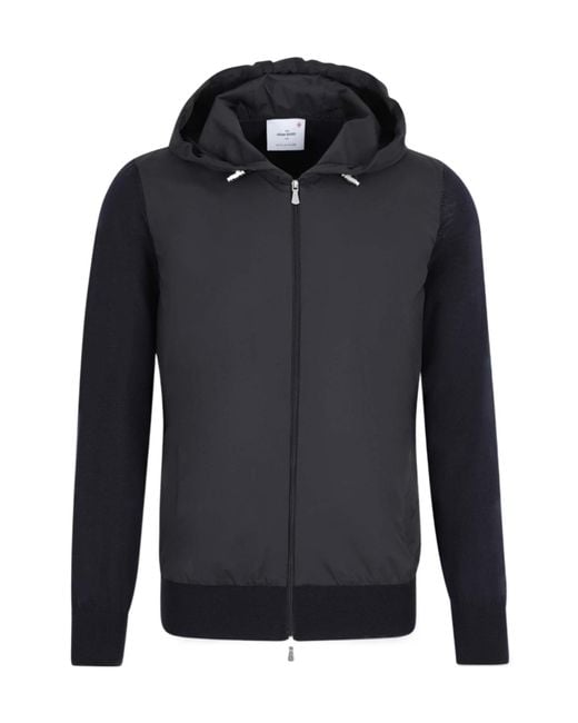 Gran Sasso Blue Long-Sleeved Casual Jacket for men