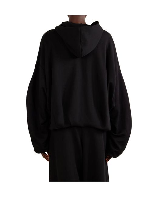 Dries Van Noten Black Cotton-Jersey Zip-Up Hoodie