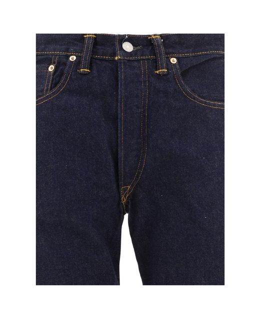 RRL Blue Ralph Lauren Low-Rise Straight-Leg Jeans for men