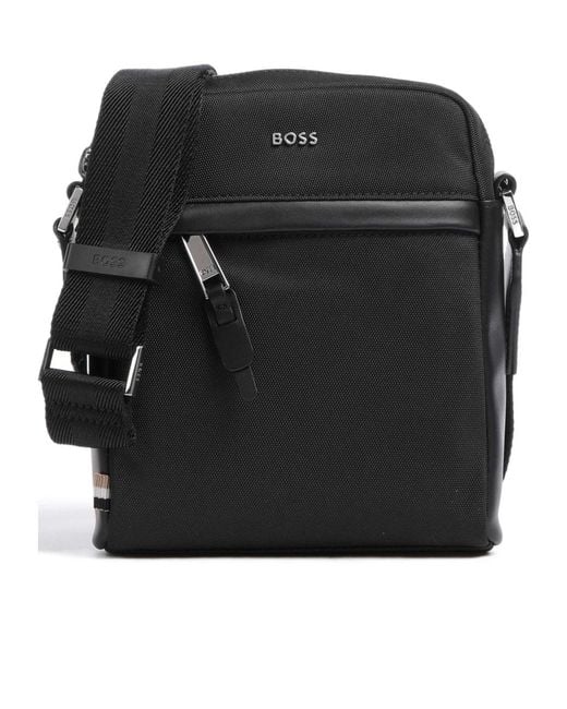 Boss Black Logo Shoulder Bag for men