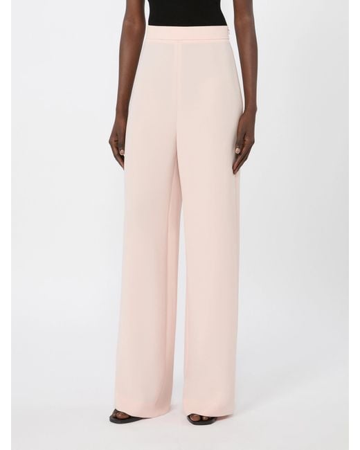 Max Mara Pink Straight-Leg Casual Pants