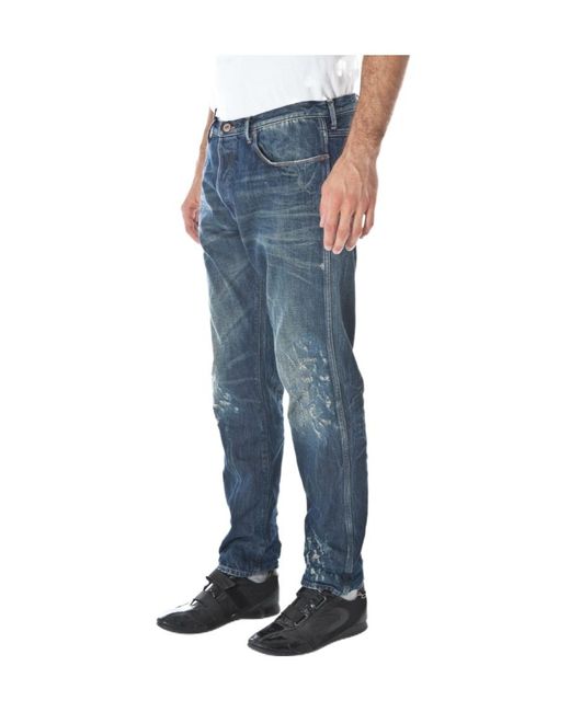 Armani Jeans Blue Logo Jeans for men