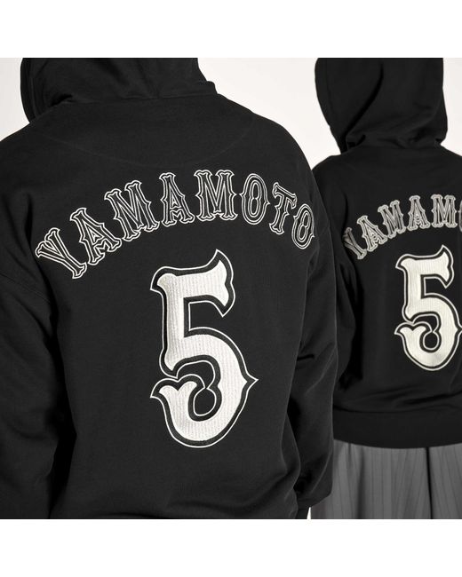 Y-3 Black Comfortable Pullover Hoodie for men
