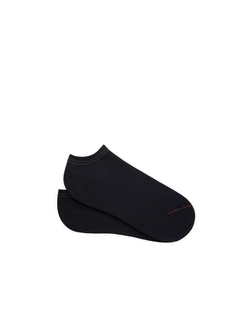 Zegna Blue Cotton Blend Socks for men