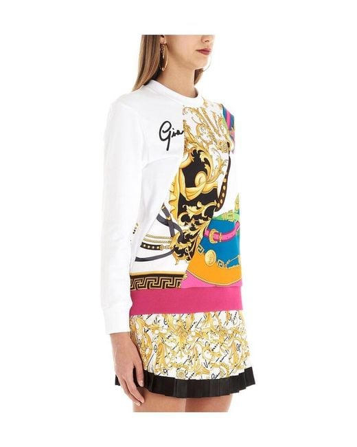 Versace Pink Printed Sweater