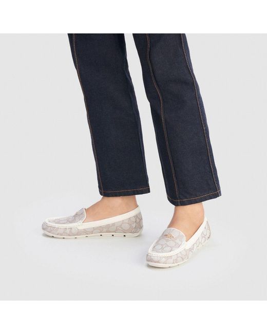 COACH White Logo Love Shoes