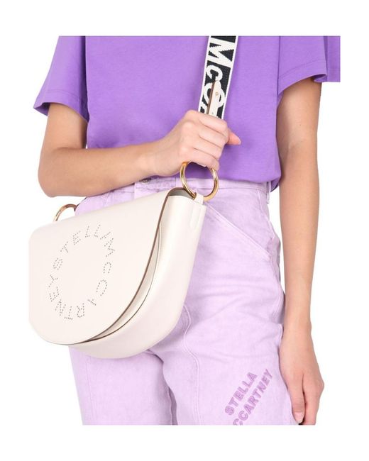 Stella McCartney Pink Logo Embroidered Straight Leg Jeans