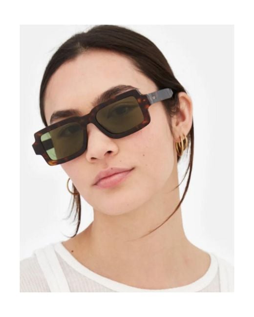 Retrosuperfuture Black Logo Sunglasses for men