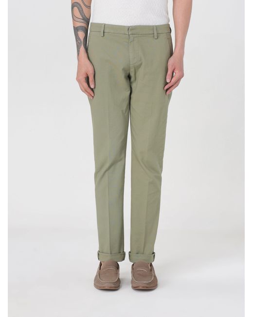 Dondup Green Gaubert Cuffed Trousers for men