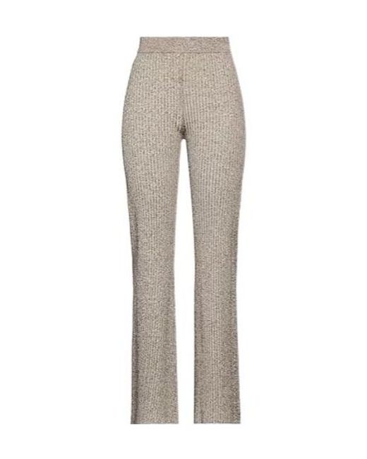 Ganni Gray Casual Trousers