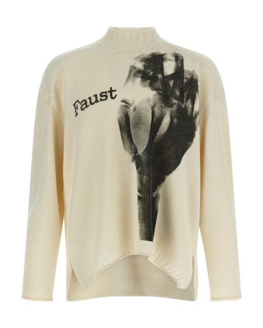 Undercover Multicolor Faust Print Knitted Jumper for men