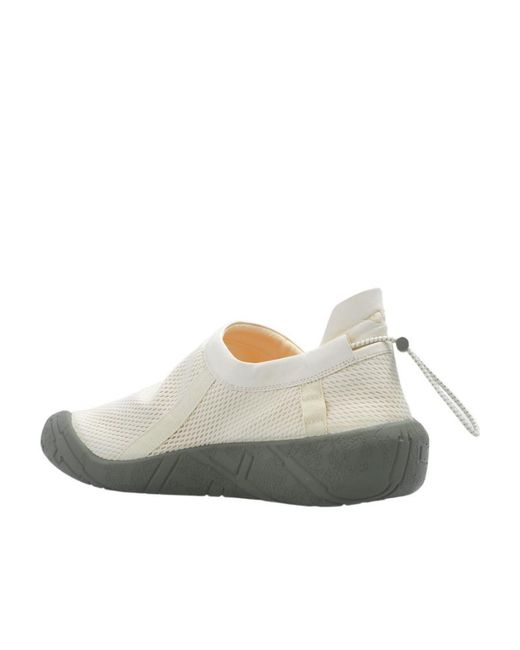 Stone Island White Shadow Project Slip-On Sneakers for men