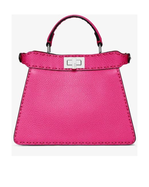 Fendi Pink Peekaboo Iseeu Small Tote Bag