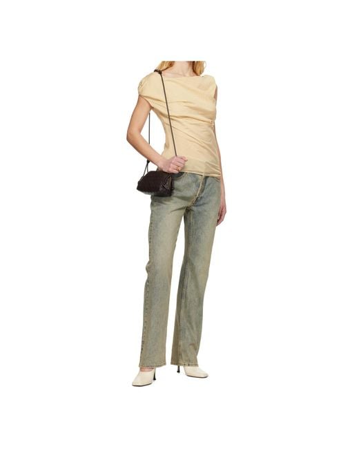 Entire studios Gray Slem Straight-Leg Jeans