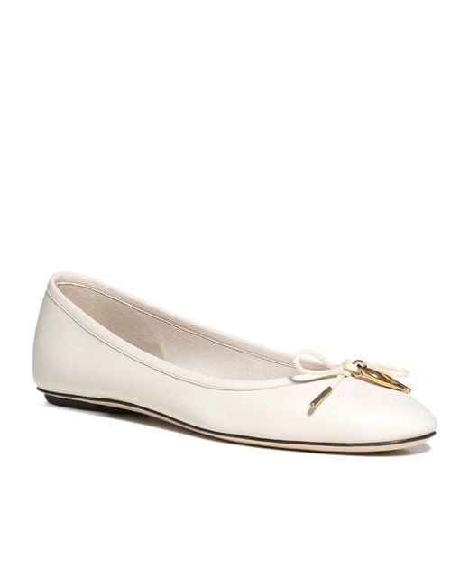 Chloé Natural Round-Toe Flat Shoes