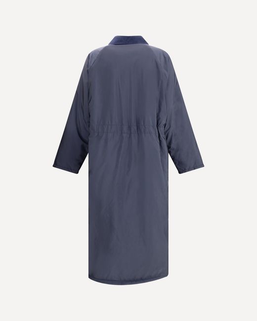 Prada Blue Re-Nylon Trench Coat