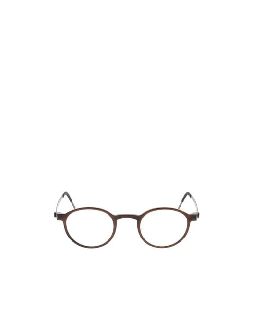Lindberg White Buffalo Pantos Frame Glasses