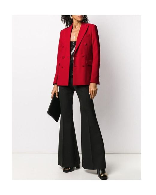 DSquared² Red Double-Breasted Blazer