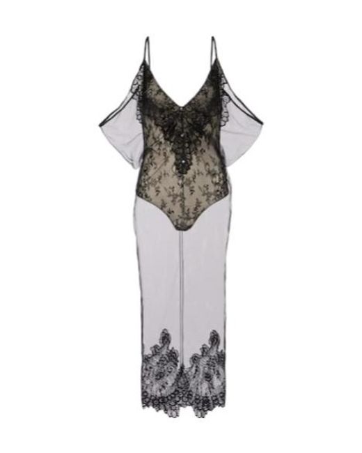 The Attico Multicolor Mesh Slip Maxi Dress