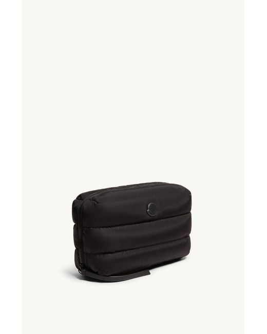Moncler Black Logo Patch Paddec Wallets for men