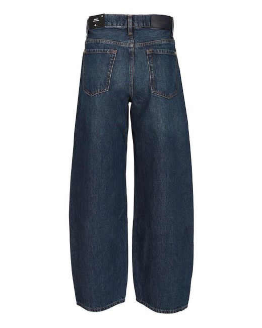 7 For All Mankind Blue Bonnie Curvilinear Jeans