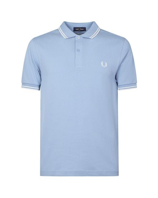 Comme des Garçons Blue Short-Sleeved Polo Shirt for men