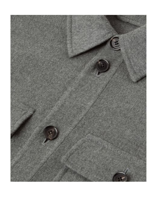 Loro Piana Gray Jim Overshirt for men