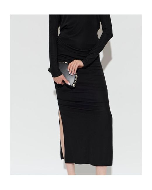 Cult Gaia Black Dany Knit Skirt