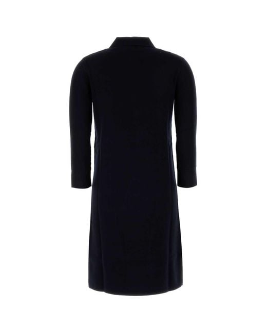 Max Mara Black Midnight Viscose Blend Dress