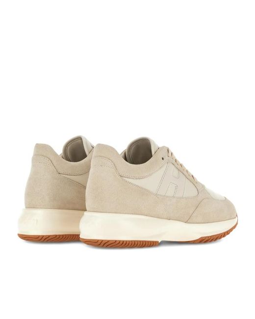 Hogan White Interactive Low-Top Sneakers